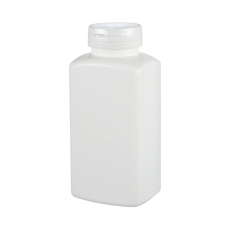 HDPE 250ml Tear-Off Square Bottle