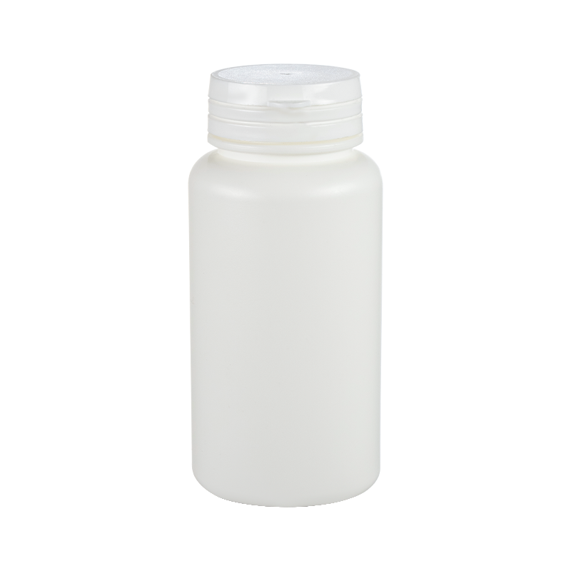 HDPE 150ml opaque high round bottle