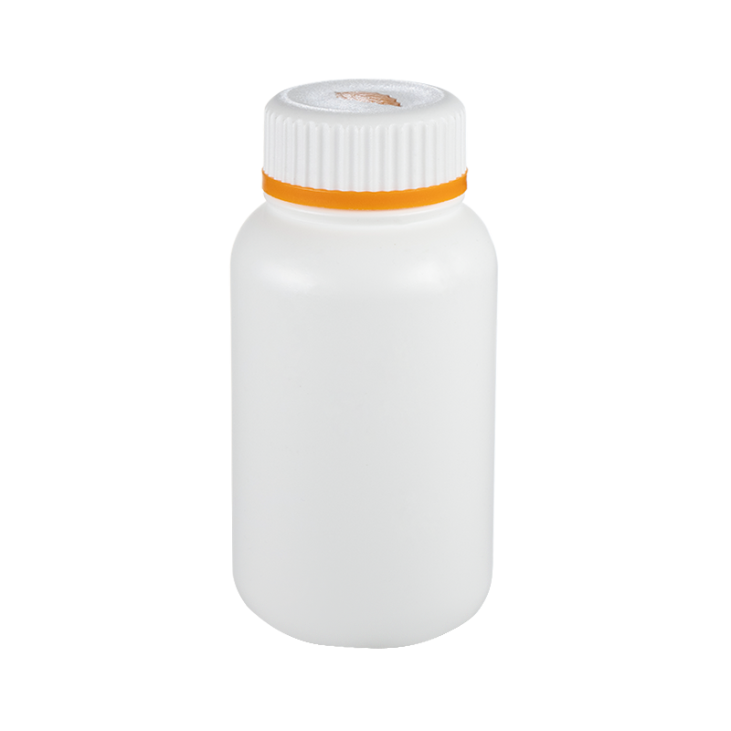 HDPE Round Bottle With Double Leaf Cover